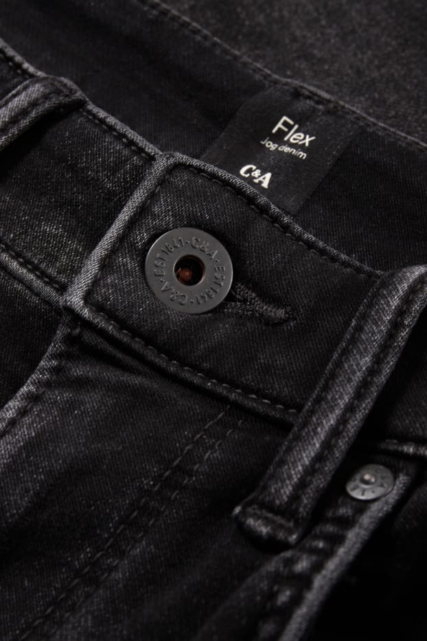 Uomo - Straight jeans - Flex jog denim - LYCRA® - nero