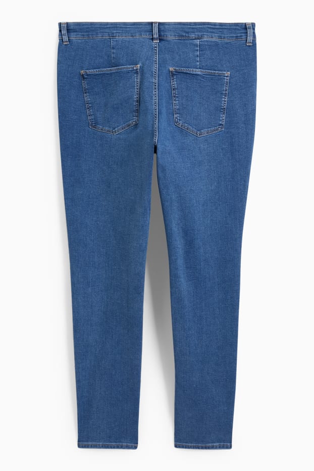 Damen - Jegging Jeans - High Waist - jeansblau