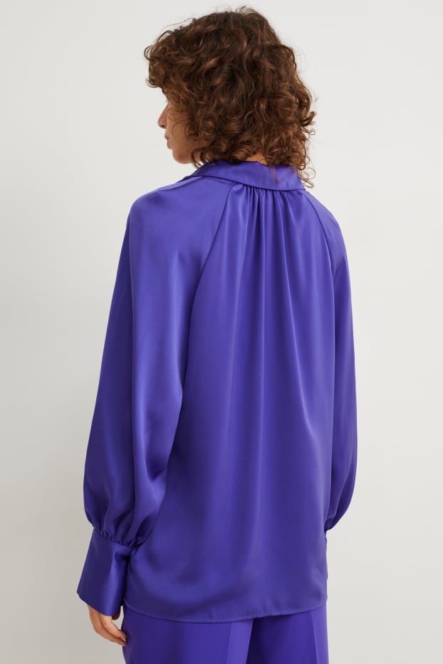 Dames - Blouse - paars