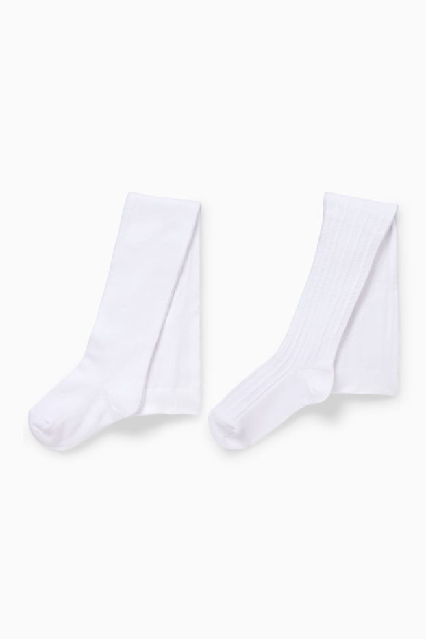 Nadó nena - Paquet de 2 - leotards per a nadó - blanc