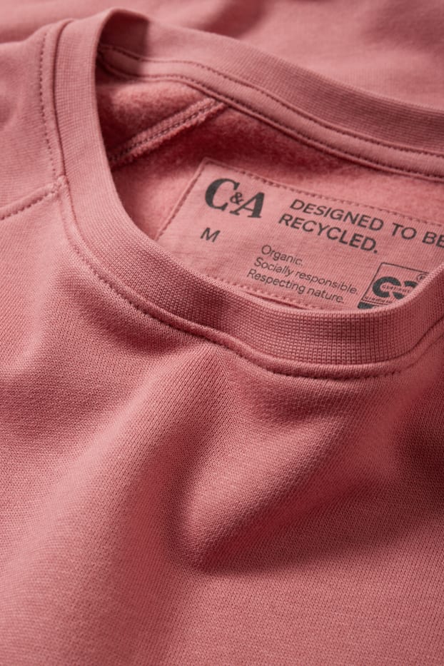 Mężczyźni - Bluza - ciemnoczerwony