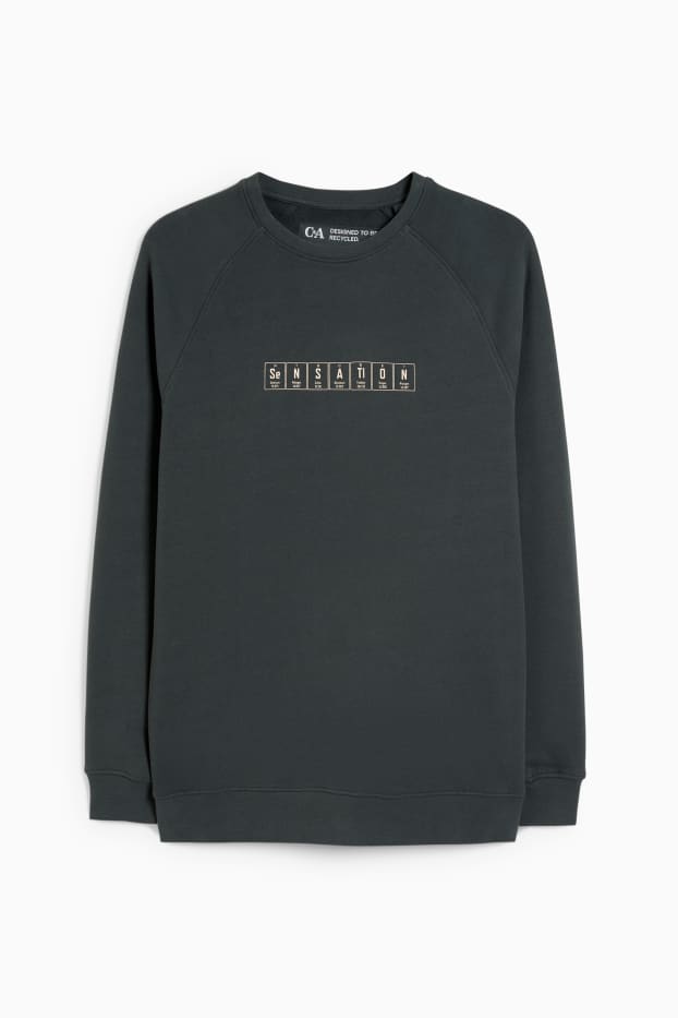 Heren - Sweatshirt - donkergrijs