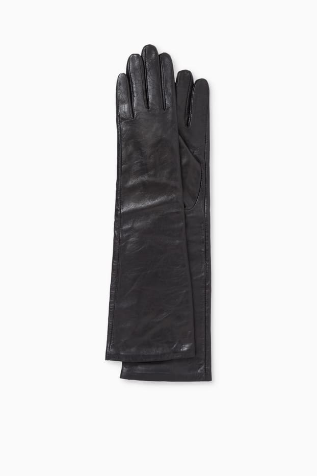 Femmes - Gants en cuir - noir