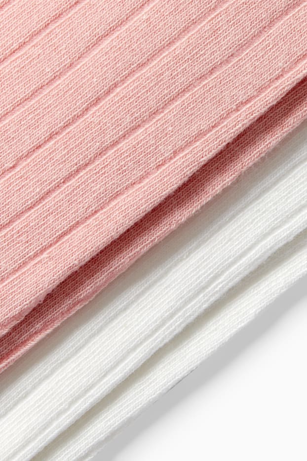 Children Girls - Multipack of 2 - tights - white / rose