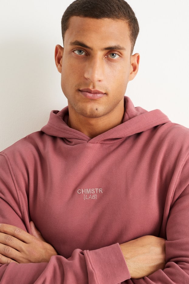 Home - Dessuadora amb caputxa - vermell fosc