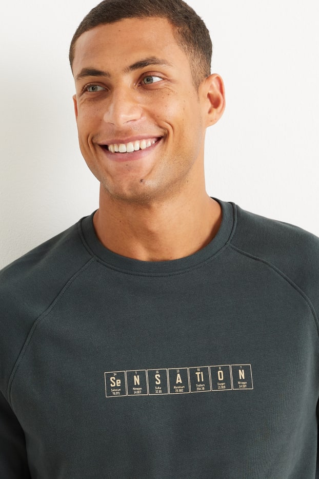 Heren - Sweatshirt - donkergrijs