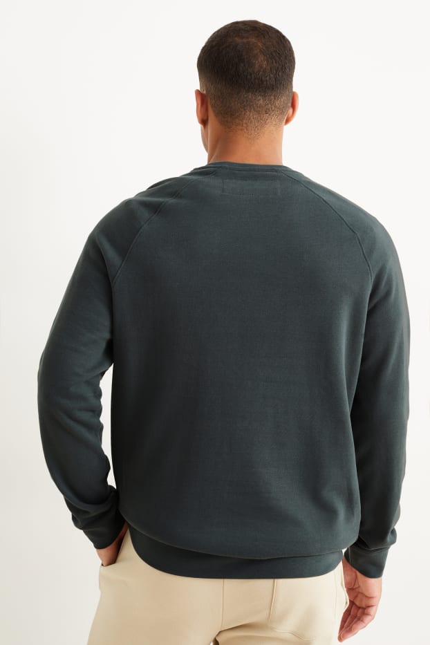 Heren - Sweatshirt - donkergrijs