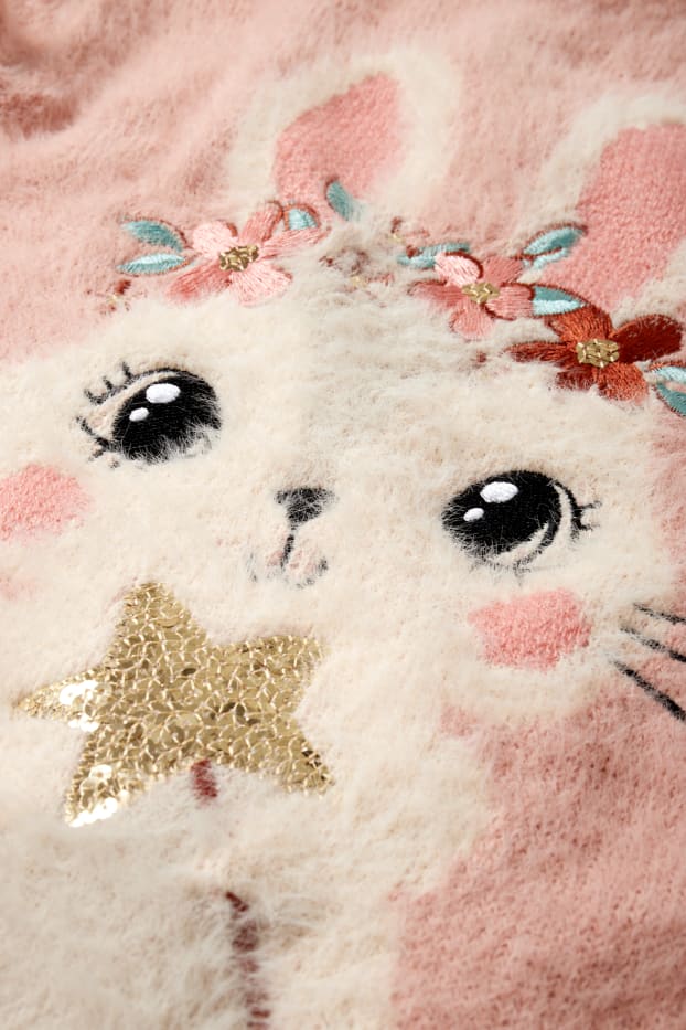 Copii - Fete - Set - rochie și dresuri - 2 piese - roz