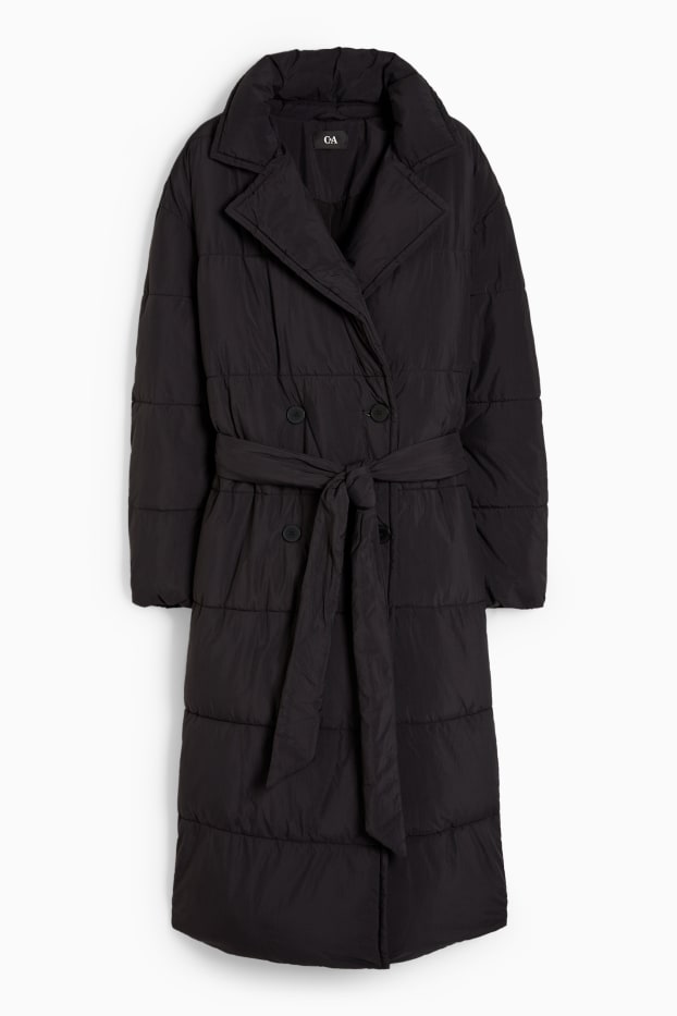 Dona - Abric embuatat - negre