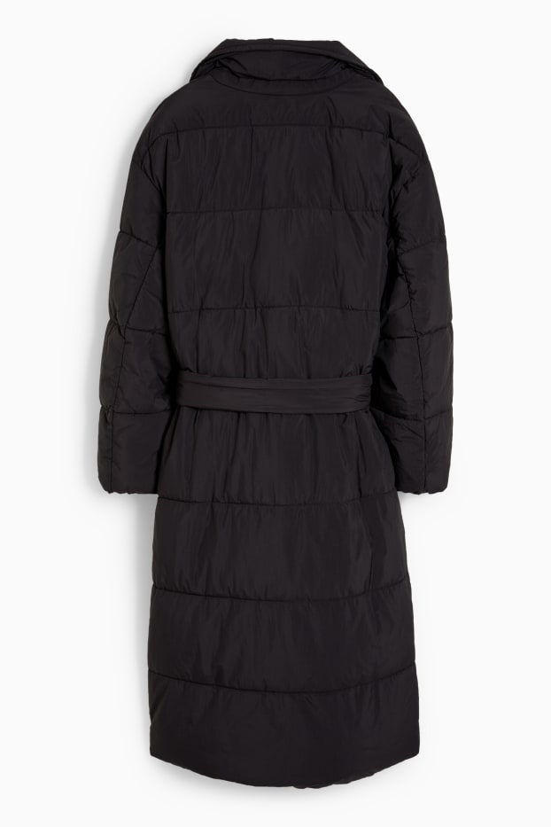 Dona - Abric embuatat - negre