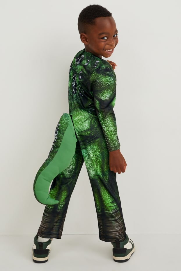 Kinder Jungen - Dino - Kostüm - 2 teilig - grün