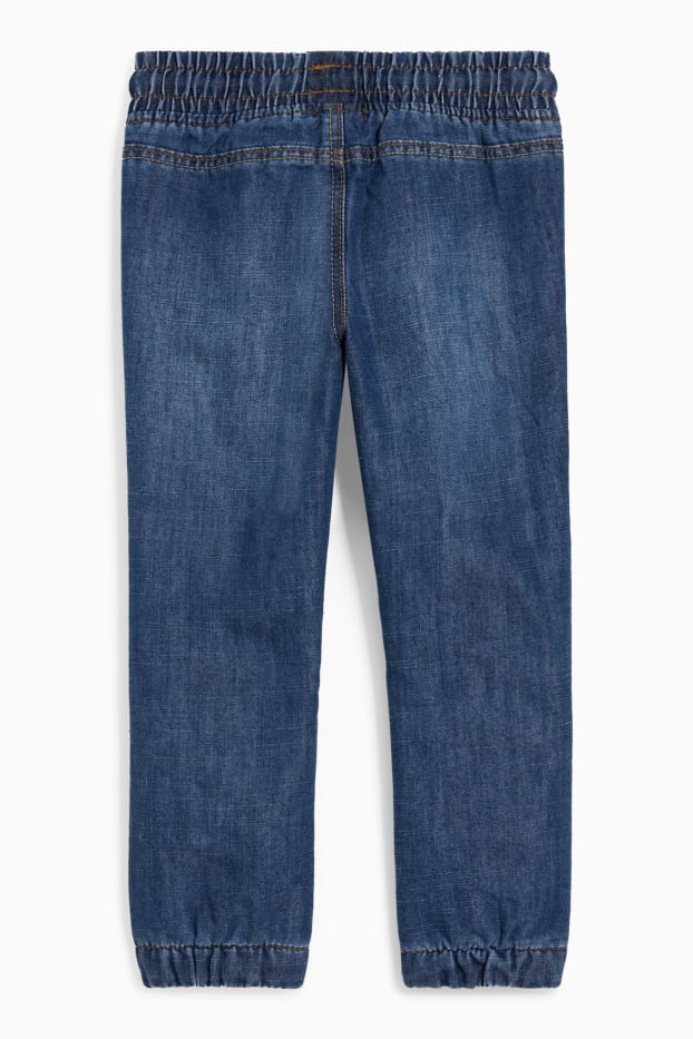 Children Boys - Slim jeans - thermal jeans - blue denim