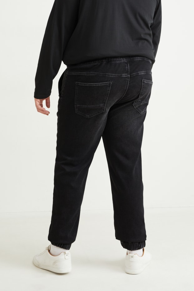 Hommes - Tapered jean - Flex jog denim - LYCRA® - noir