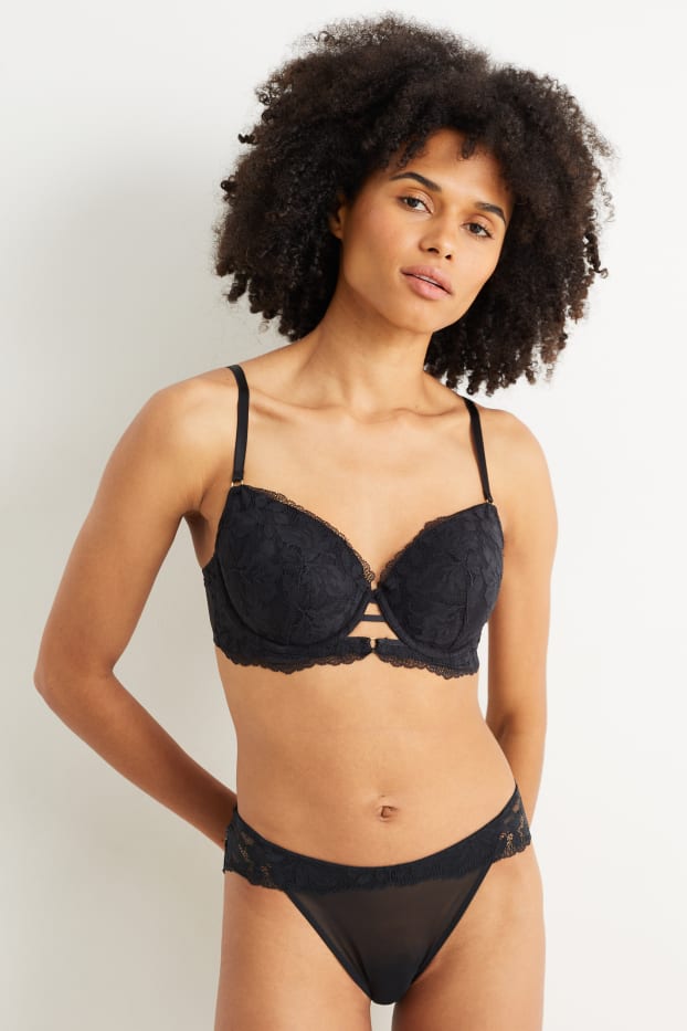 Damen - Slip - schwarz