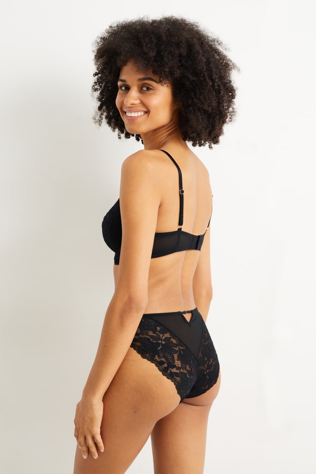 Damen - Slip - schwarz