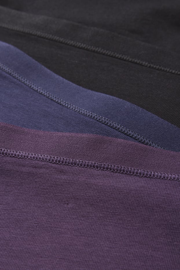 Dames - Set van 3 - slip - paars