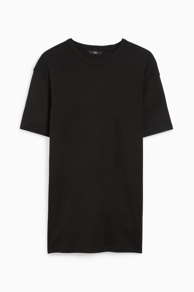 Hommes - T-shirt - slim fit - noir