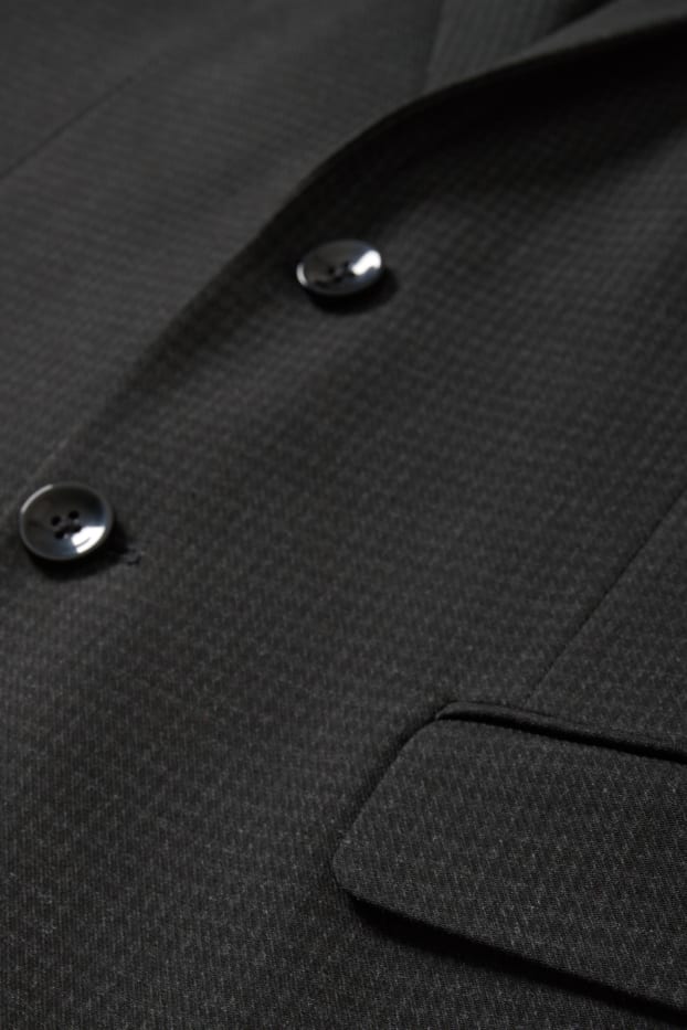 Herren - Baukasten-Sakko - Slim Fit - LYCRA® - schwarz