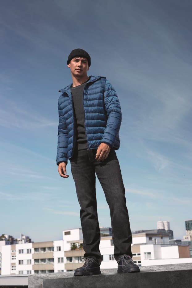 Uomo - Straight jeans - Flex jog denim - LYCRA® - nero