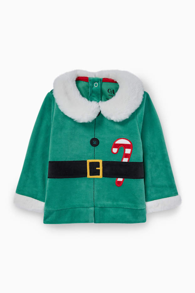 Baby Boys - Elf - Baby Christmas outfit - 3 piece - green
