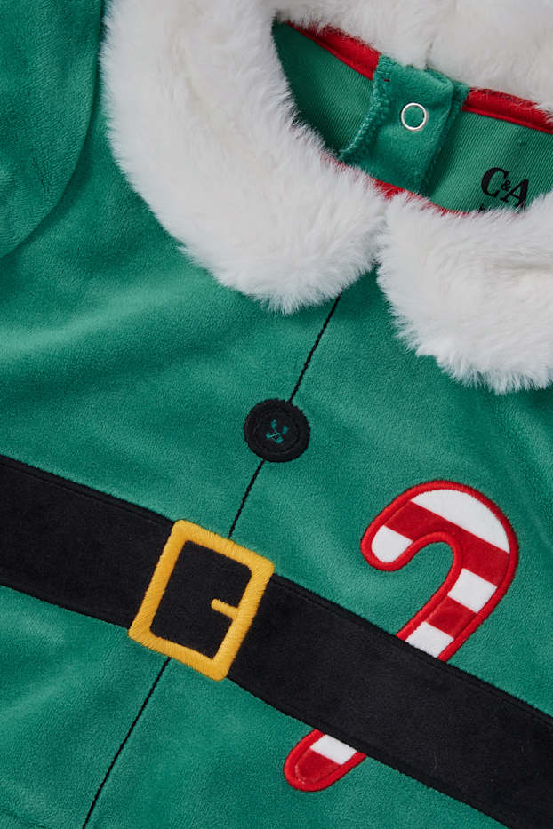 Baby Boys - Elf - Baby Christmas outfit - 3 piece - green