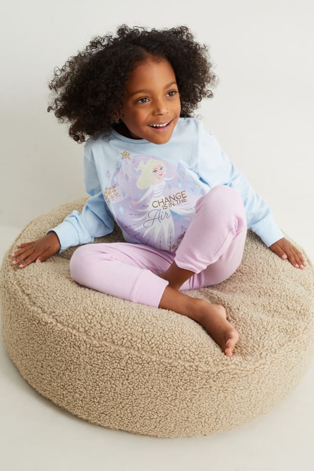 Bambine - Frozen - pigiama - 2 pezzi - turchese