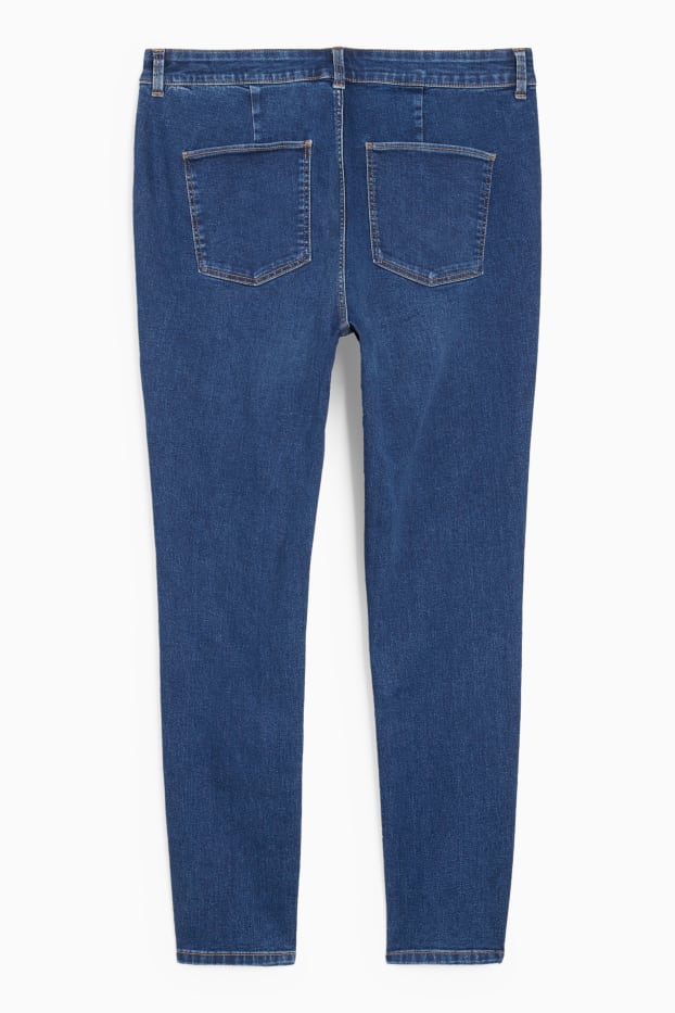Damen - Jegging Jeans - High Waist - jeansblau
