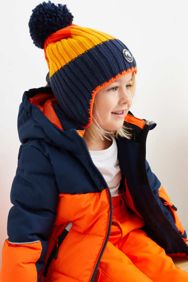 Kinder Jungen - Ski-Mütze - gelb