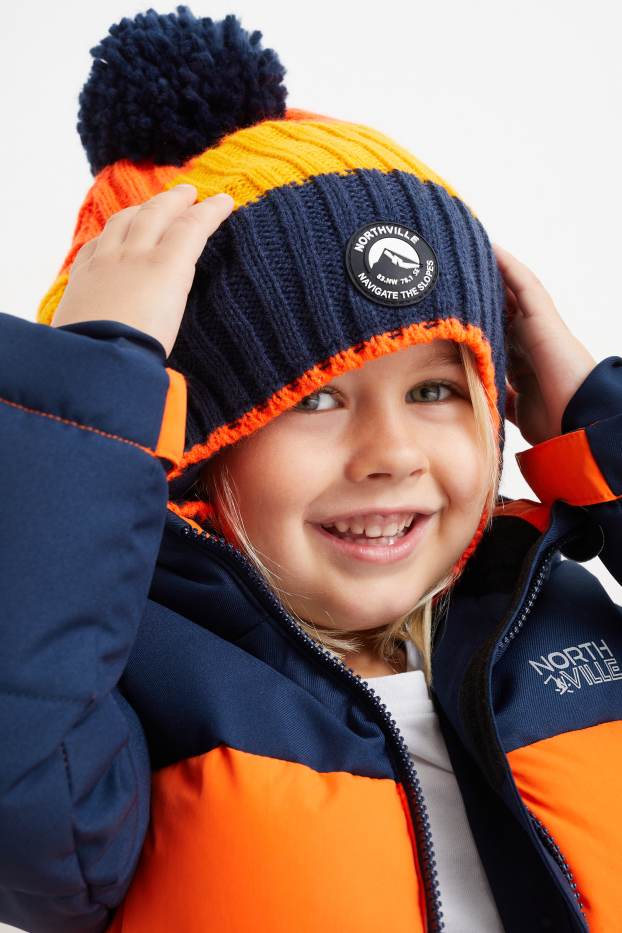 Kinder Jungen - Ski-Mütze - gelb