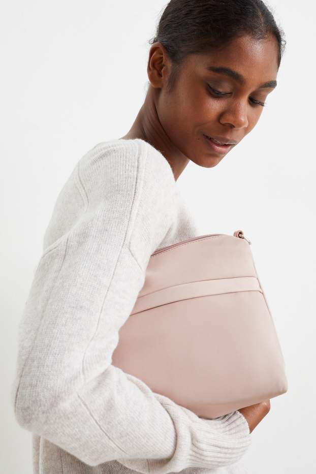 Damen - Kleine Umhängetasche - hellbeige