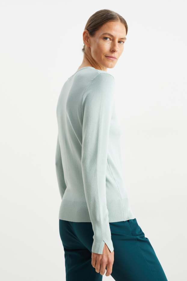 Damen - Pullover - mintgrün