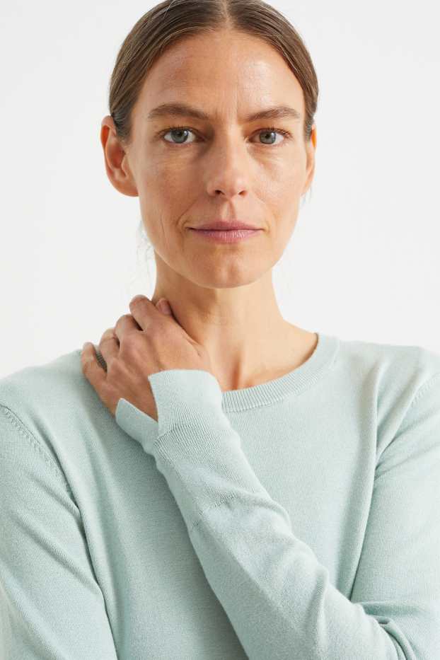 Damen - Pullover - mintgrün