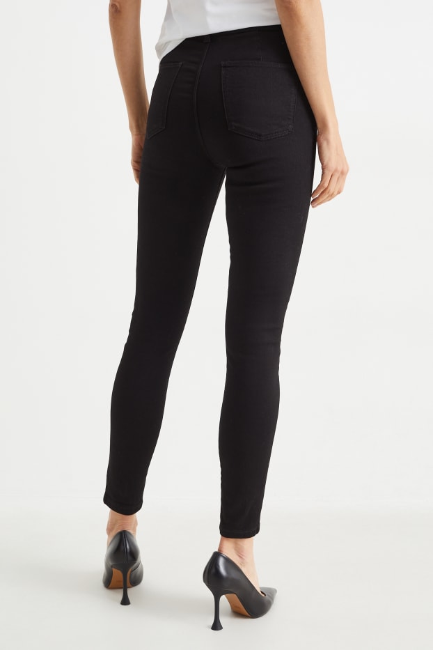 Femmes - Lot de 2 - jegging jean - high waist - noir