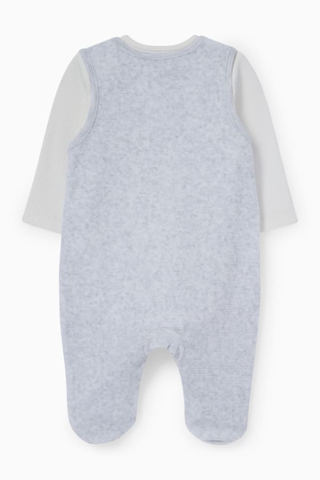 Nadó nen - Rudolf - pijama d’una peça - 2 peces - gris clar
