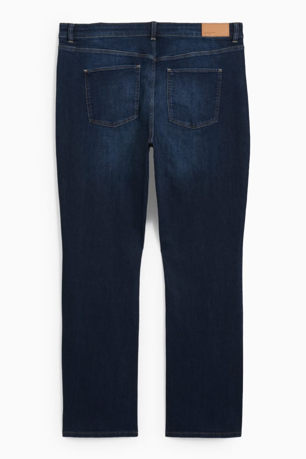 Women - Bootcut jeans - mid-rise waist - LYCRA® - blue denim