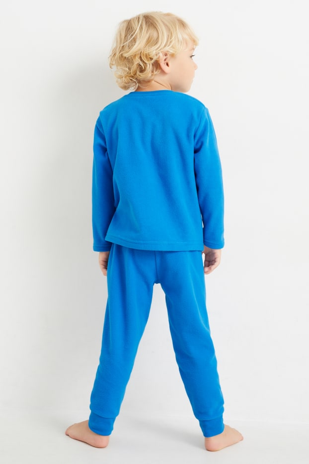 Kinder Buben - PAW Patrol - Fleece-Pyjama - 2 teilig - blau