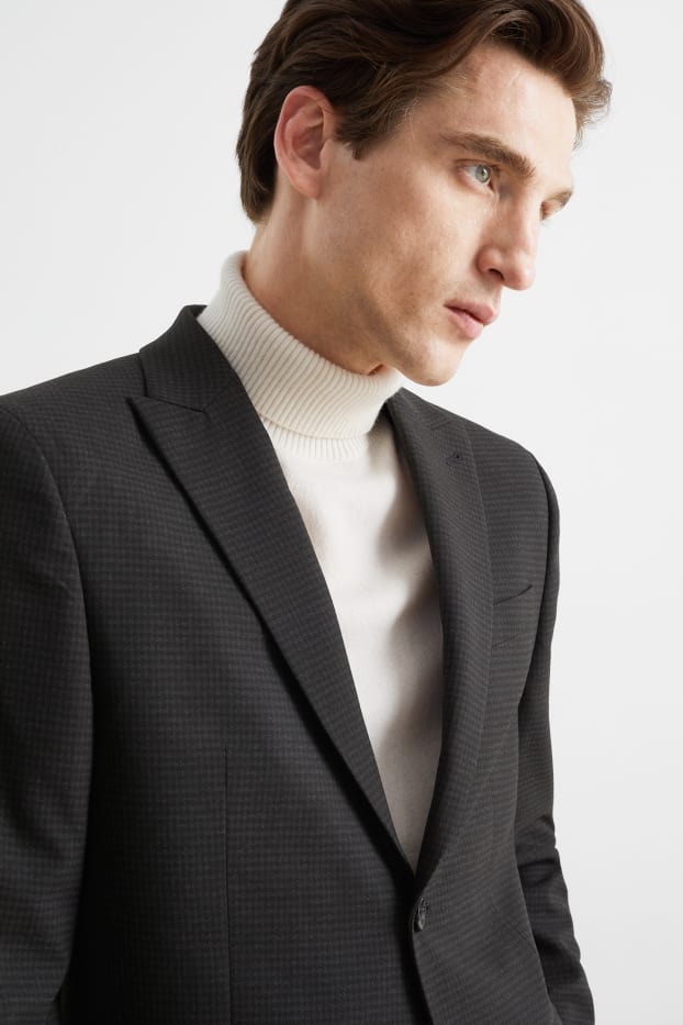 Herren - Baukasten-Sakko - Slim Fit - LYCRA® - schwarz