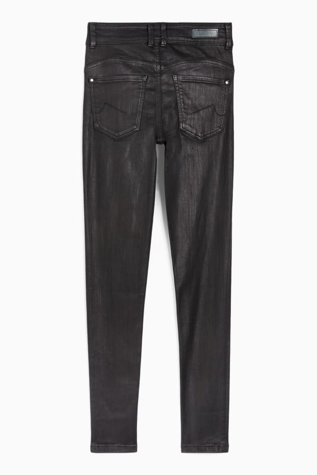 Femei - Skinny jeans - talie medie - LYCRA® - negru