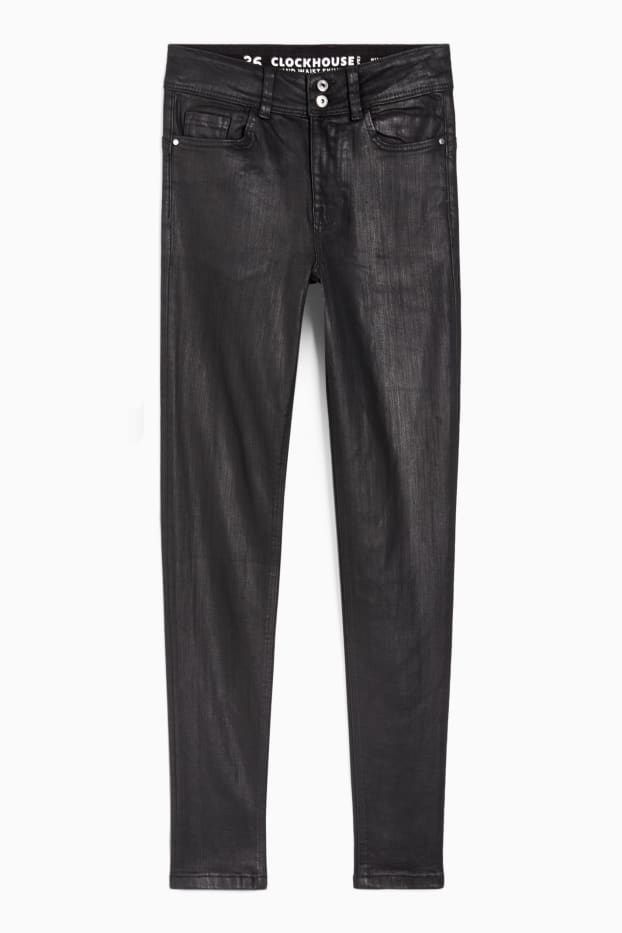 Femei - Skinny jeans - talie medie - LYCRA® - negru