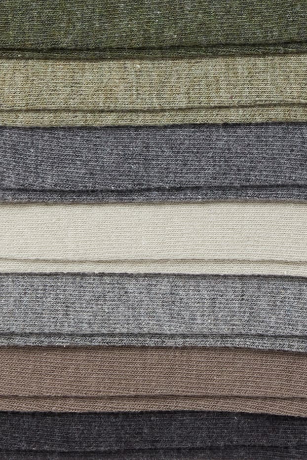 Herren - Multipack 7er - Socken - dunkelgrün
