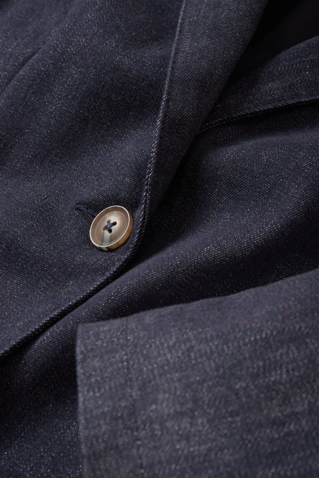 Dona - Blazer texà - relaxed fit - texà blau fosc