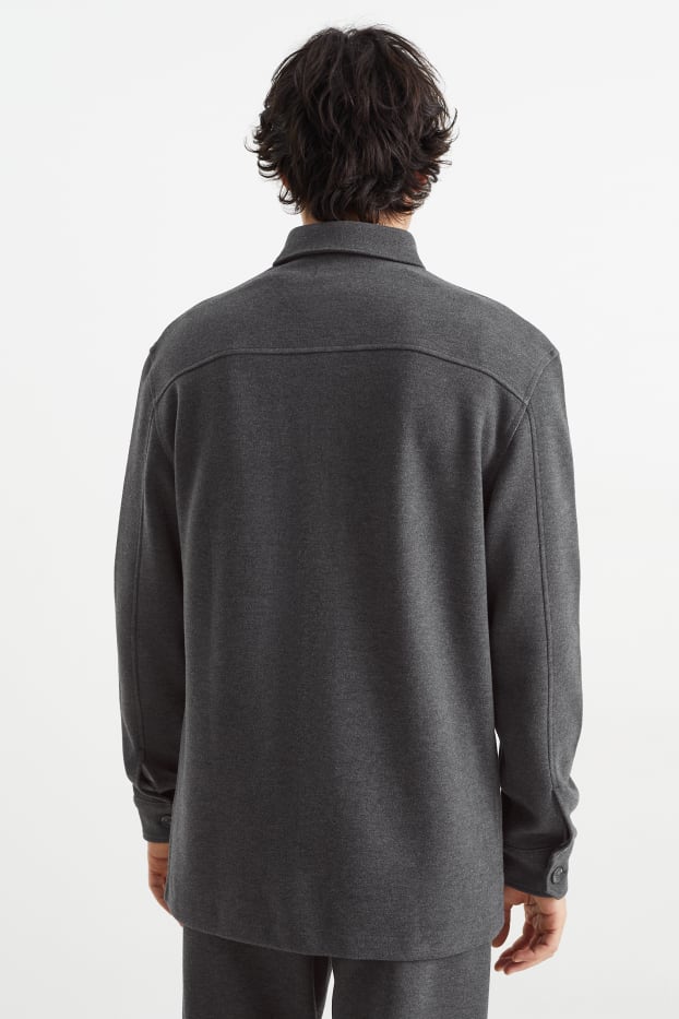 Hommes - Veste-chemise - gris foncé