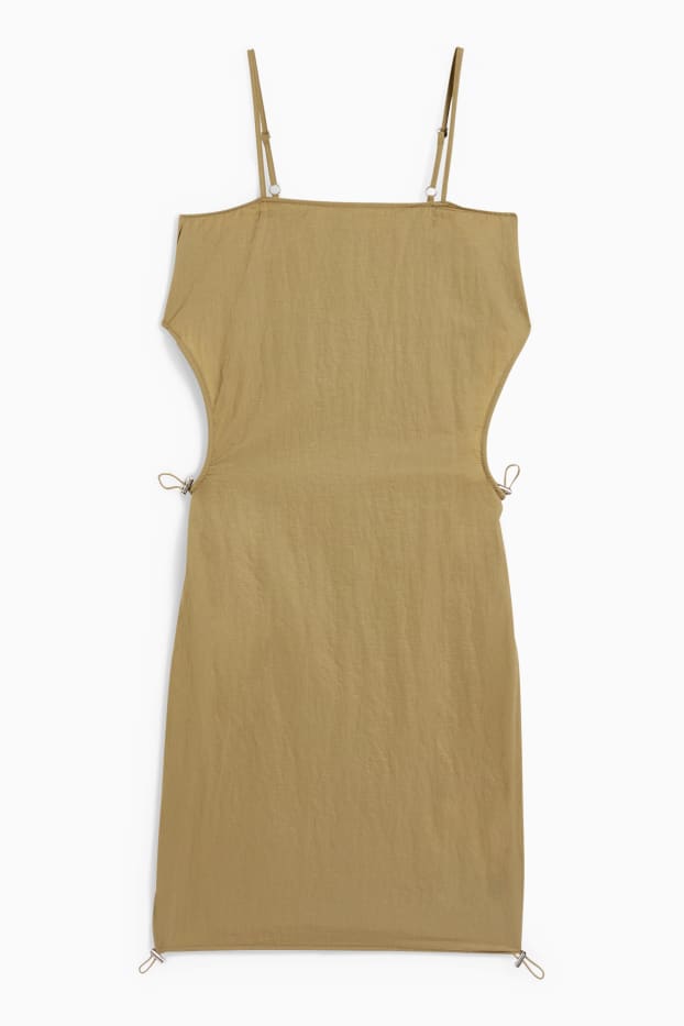 Women - Bodycon dress - light brown