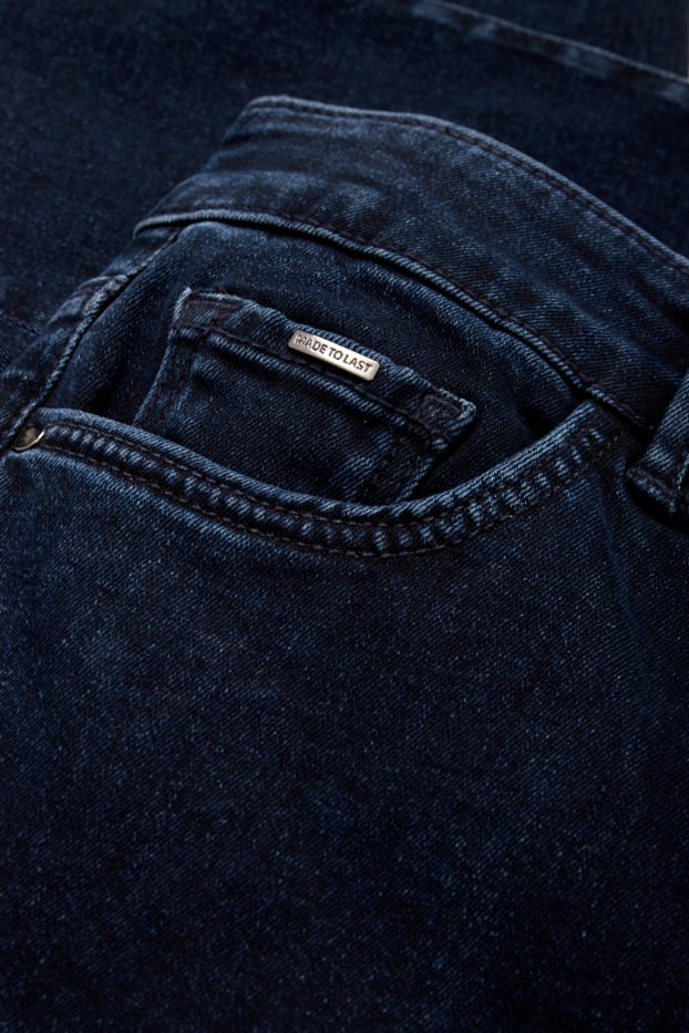 Femmes - Slim jean - mid waist - shaping jean - LYCRA® - jean bleu foncé