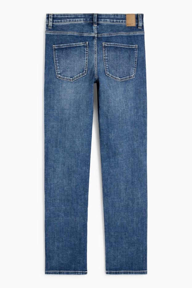 Dames - Straight jeans - mid waist - LYCRA® - jeansblauw
