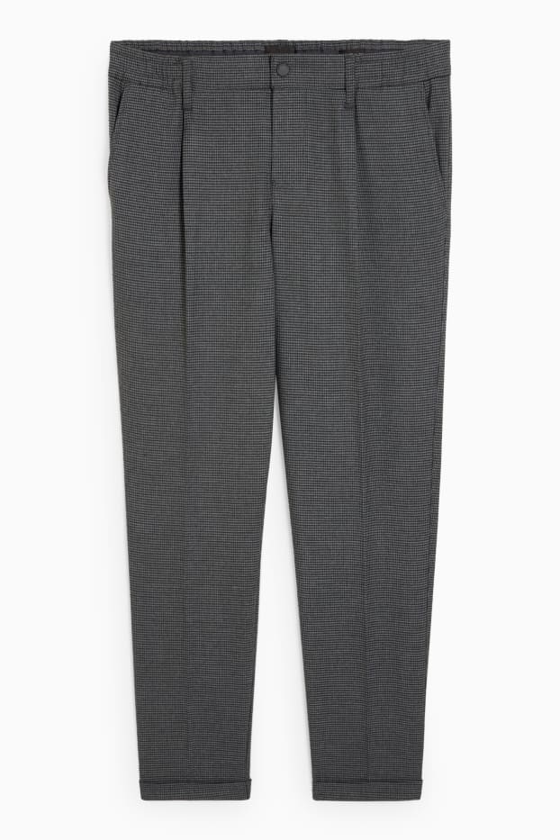 Mężczyźni - Chinosy - tapered fit - ciemnoszary