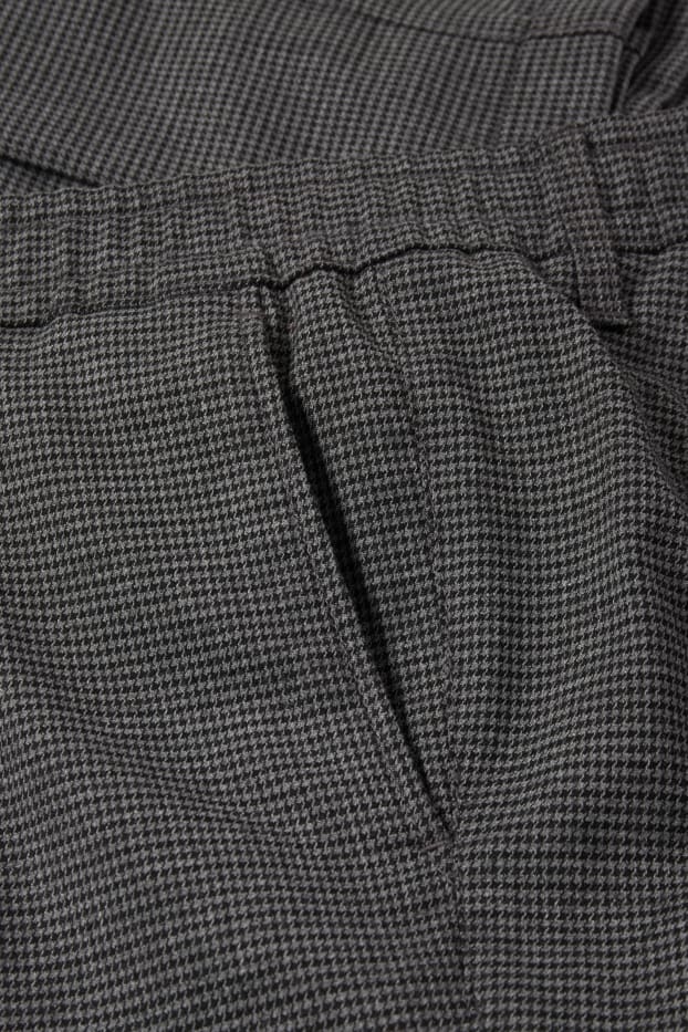 Mężczyźni - Chinosy - tapered fit - ciemnoszary