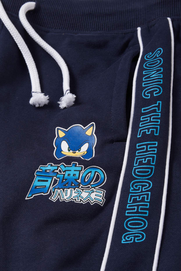 Kinderen: jongens - Sonic - joggingbroek - donkerblauw