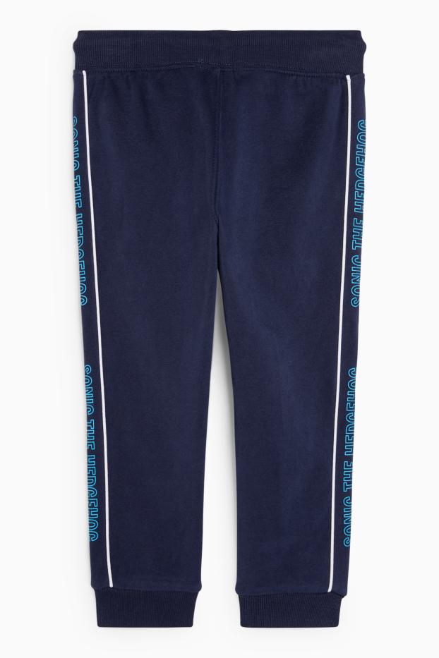 Kinderen: jongens - Sonic - joggingbroek - donkerblauw