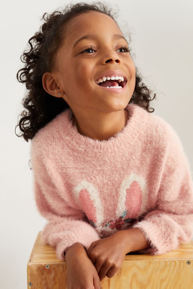 Copii - Fete - Set - rochie și dresuri - 2 piese - roz